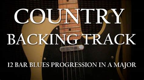 a major blues backing track|12 bar blues play along.